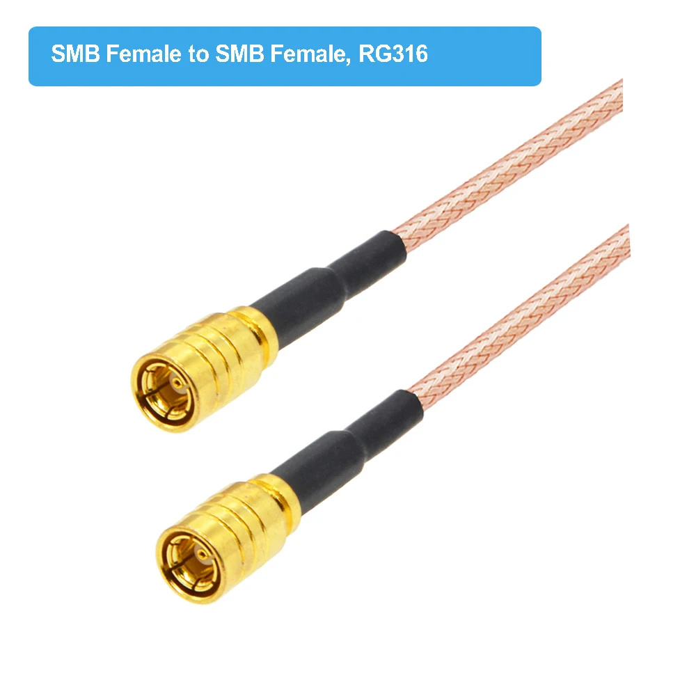 Spina Maschio SMB Di Tipo Drto A Jack Femmina SMB Cavo RG316 Cavo Di Prolunga Radio Satellare Coassiale Da 50 Ohm RF Ponticello Pigtail - Foto 12