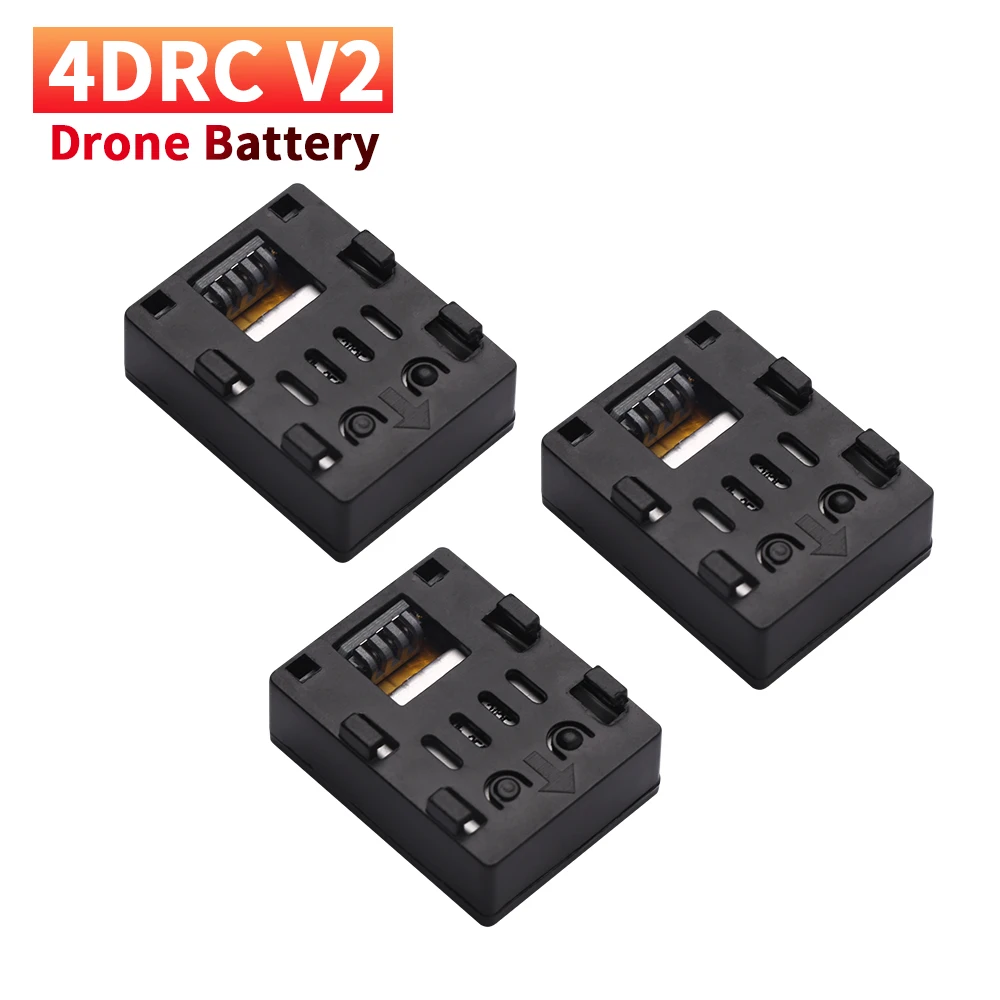 ตัวเลือกสินค้า แบตเตอรี่ลิโพ 3.7V 800mAh สำหรับโดรน 4D-V2 RC