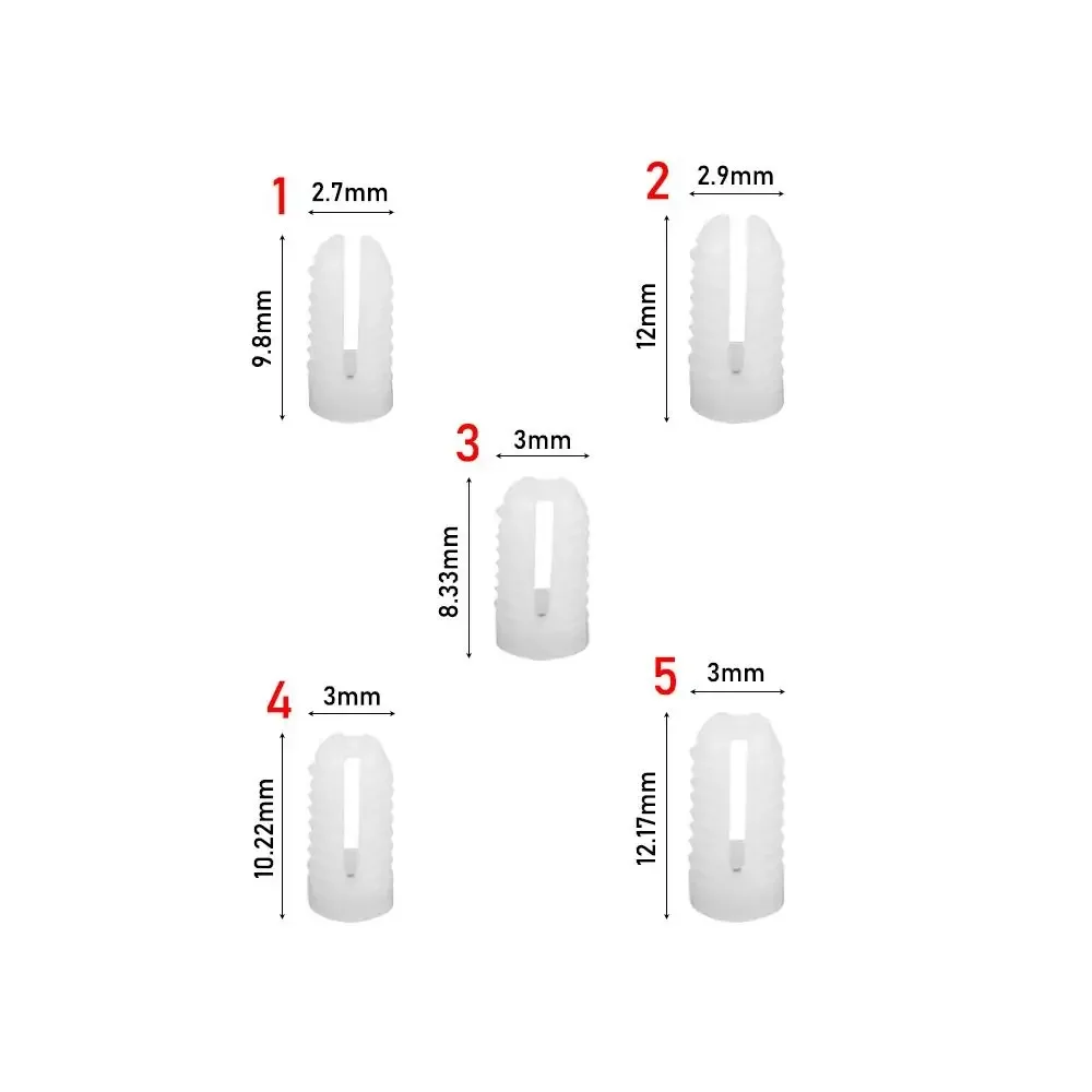 Plastic Hinges Plastic Wall Plug Anchor New Ribbed M4 Wall Plugs Connected Hinge Hinge Expansion Bolt Hardware