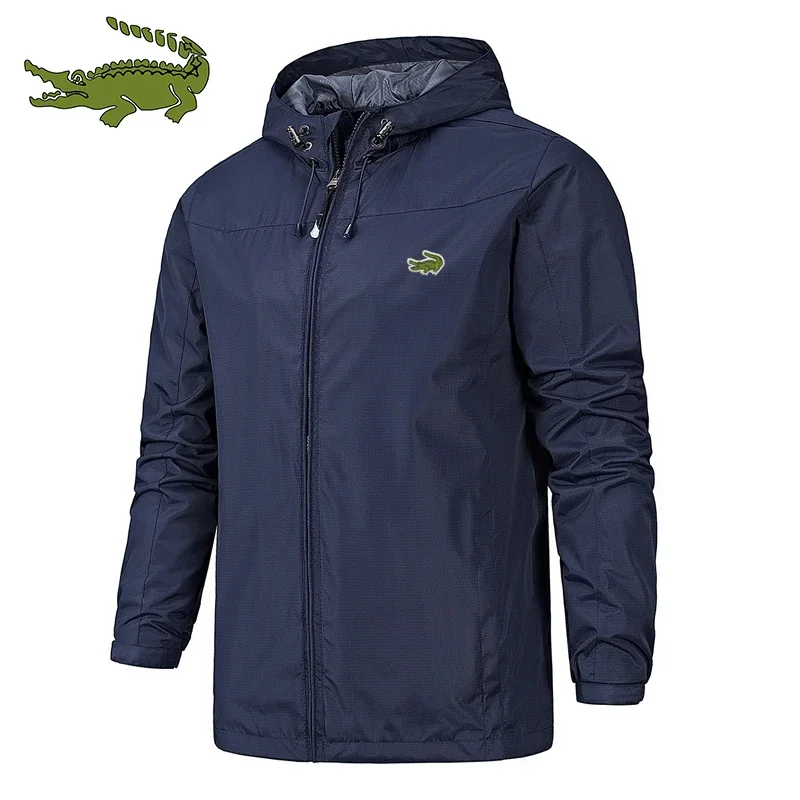 

2023 Embroidery CARTELO Outdoor Mountaineering High Quality Men's Stormsuit Zipper Hooded Jacket Rainproof Jacket Sports Jacke