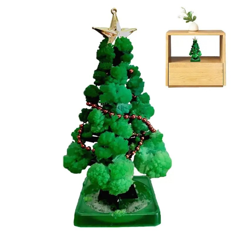 

Mini Christmas Tree Magic Growing Props Mini Christmas Tree Decorations Funny Christmas Gift Toy For Adults Kids Home Festival