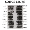 500Pcs Laptop Notebook Computer Repair Screws Kit for Lenovo Samsung HP IBM Hard Disk SATA Computer Laptop Notebook Screws 2