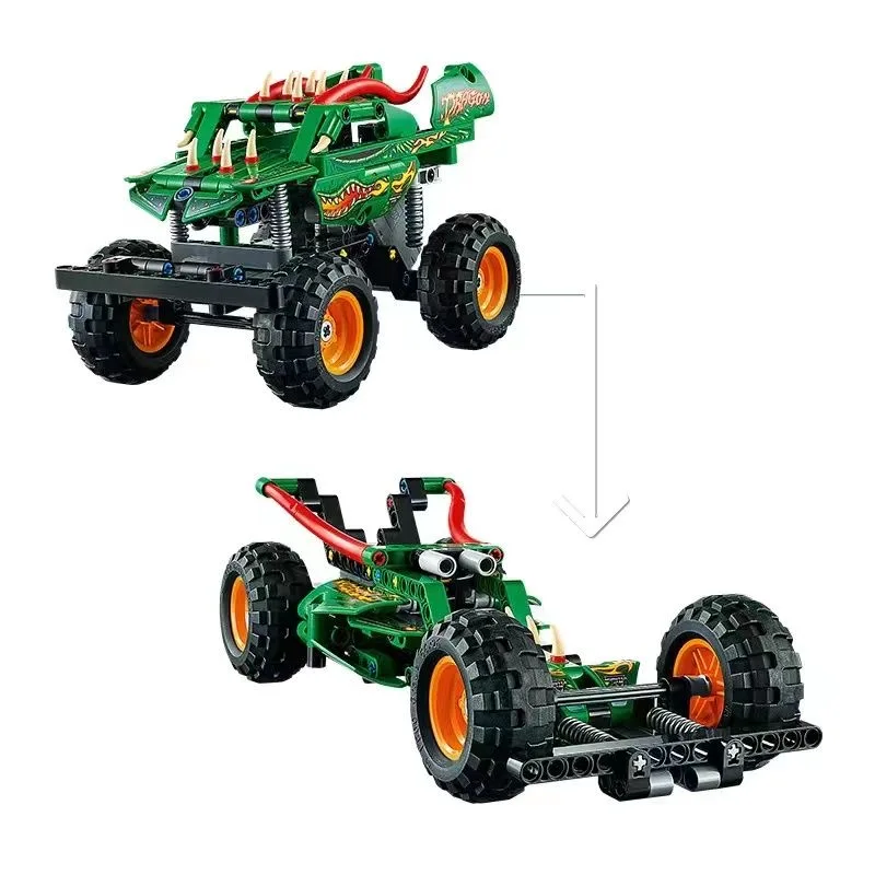 Technical Monster Dragon 42149 Building Blocks Set 2 in 1