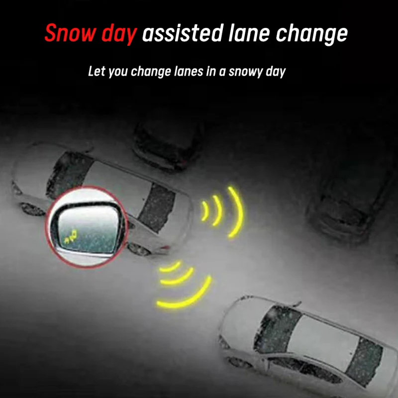 77G H1 Millimeter Wave Radar BSD Blind Spot Detection System Change Lane Aided Parking 50m Blind Spot Monitoring Warning Alarm