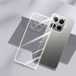 Transparent TPU Phone Case - Clear Liquid Silicone Soft Cover Protective Back Shell - Xiaomi 15T Pro (Clear)