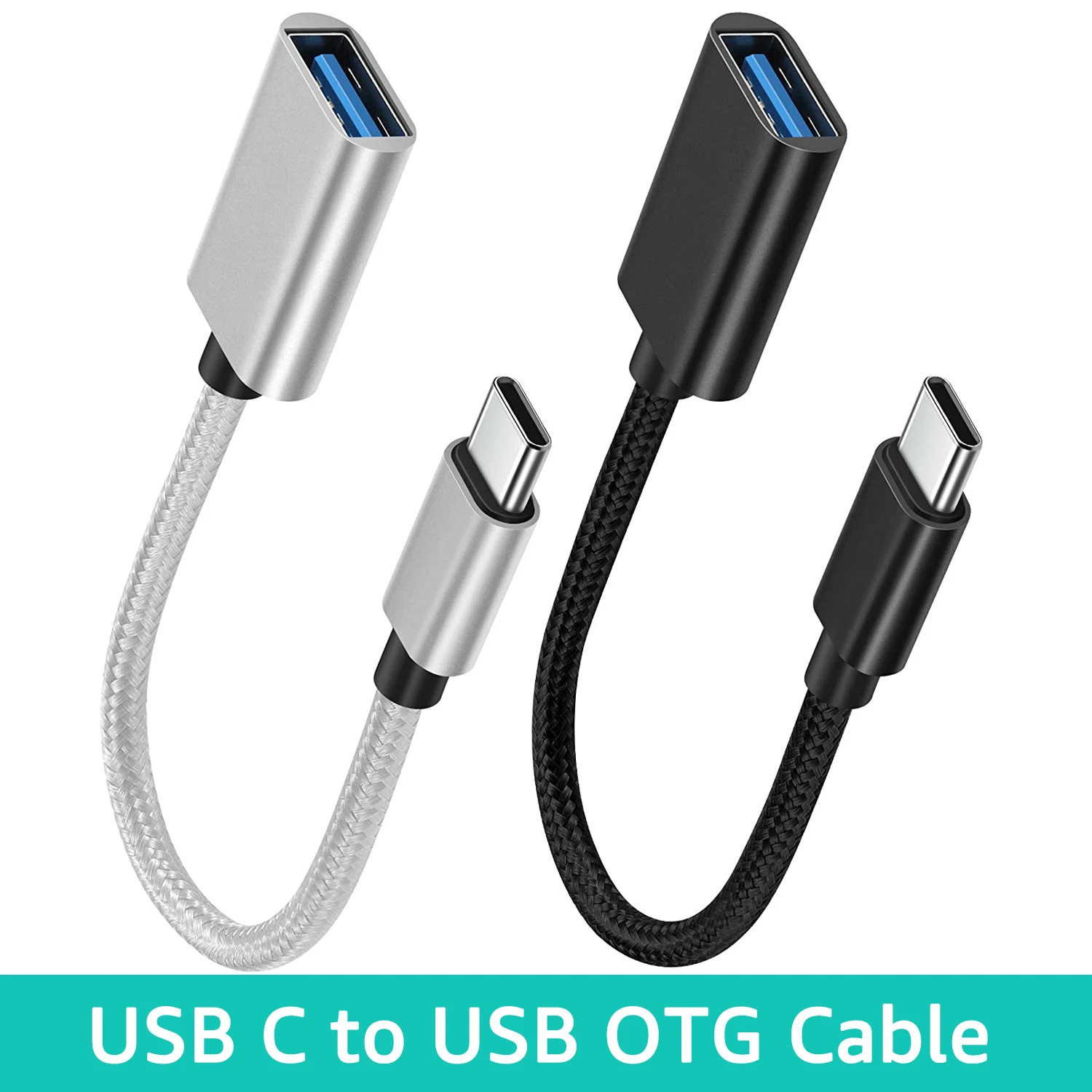 

OTG Type C Cable Adapter USB to Type C Adapter Connector for Xiaomi Samsung S20 Huawei OTG Data Cable Converter for MacBook Pro