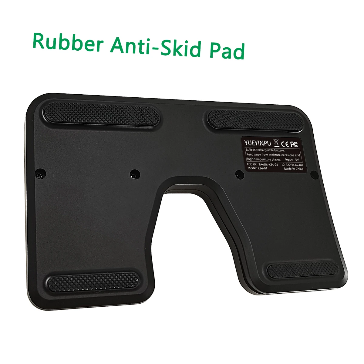 Yueyinpu Wireless Foot PageTurner Pedal Double Switch iOS Android Windows Tablets Smartphones Rechargeable music pedal