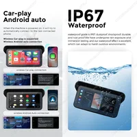 NaviFly 6.25Inch Touch Screen Portable Motorcycle Navigation GPS Moto Monitor Wireless CarPlay Android Auto IP67 Waterproof WIFI - Image 3