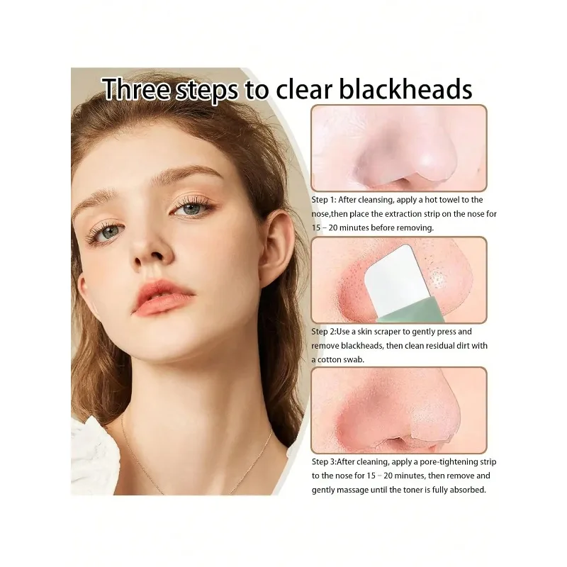 1pc nose blackhead remover tool gentle facial pore cleanser silicone facial scraper skin scrub scraper skin care tools
