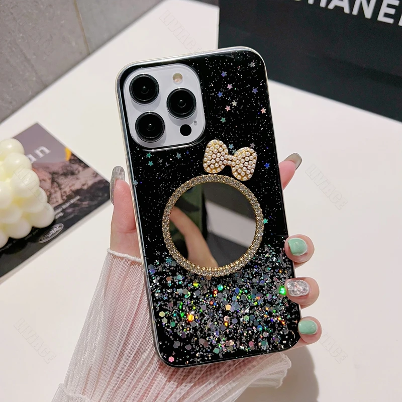 Coque de téléphone à paillettes miroir Quicksand, étui pour Huawei P50 P30 P20 P10 P9 Lite 4G 5G P40 Pro P Smart Plus Z 2019 2020_voghion.com