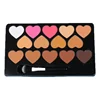 MICOLOR with Brush 14 Colors Contour Color Palette Makeups Pressed Powder Tray Trimming Highlight Shadow Concealer Brighten 6