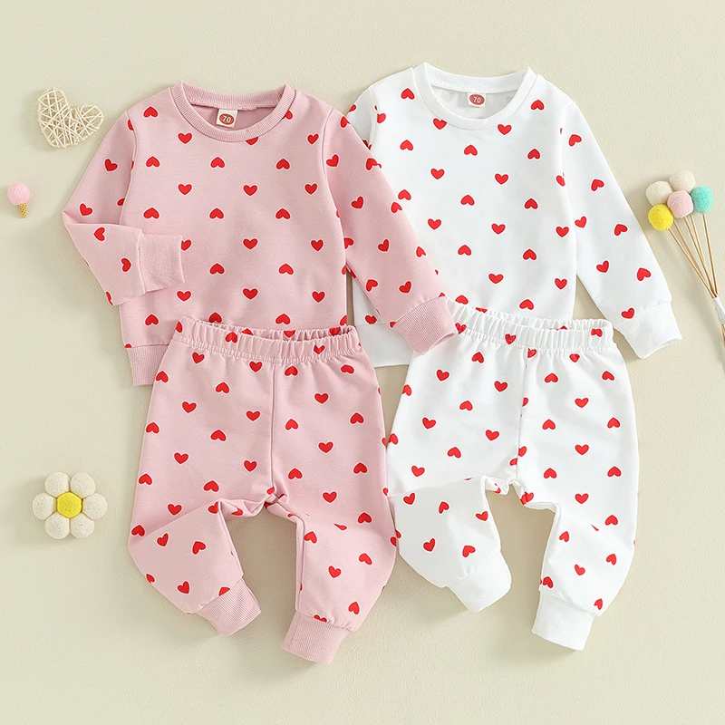 Baby Girl Valentine’s Outfit Set 1