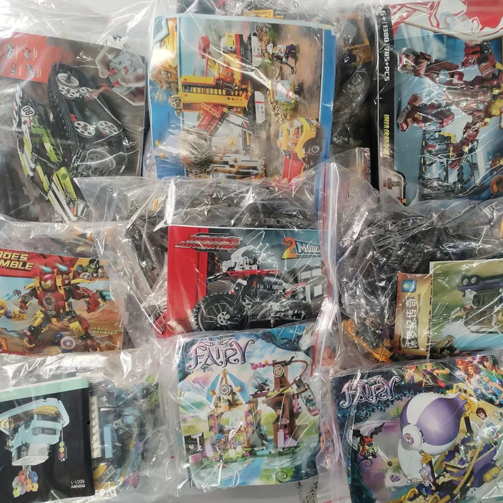 게임굿즈 브릭 피규어 장난감 선물, 럭키 랜덤 블록 전투기 우주선 도시 시리즈 친구 기술 자동차 빌딩과 호환 가능