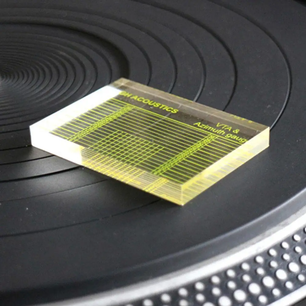 Precision Adjustment Ruler for Vinyl Record Tonearms and Cartridges