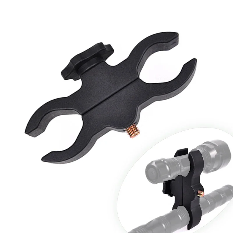 Red Green Light Bicycle Flashlight Clamp Holder Steel Clamp Multi-Function Pipe Ar 15 Accessories