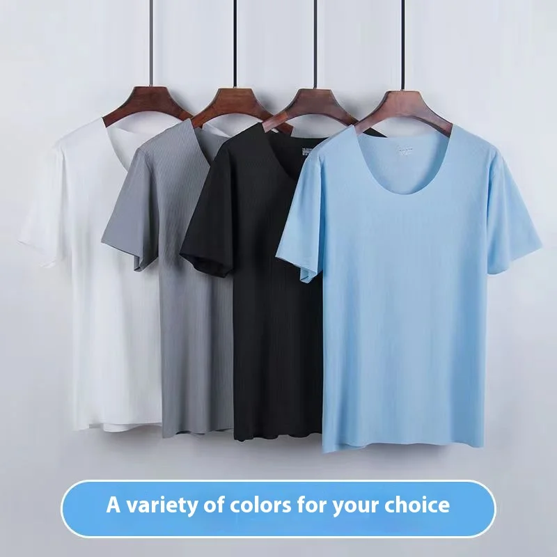2pcs/Set Men's Pajamas Homewear Short-Sleeved T-Shirt Men's Sports And Leisure Loose Shorts Short-Sleeved Suit Large Size 4x Boy