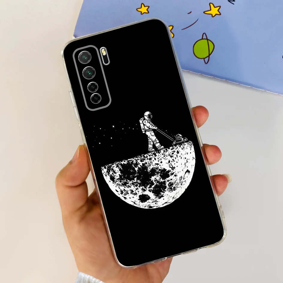 Clear Fashion Pattern Soft Silicone Case
