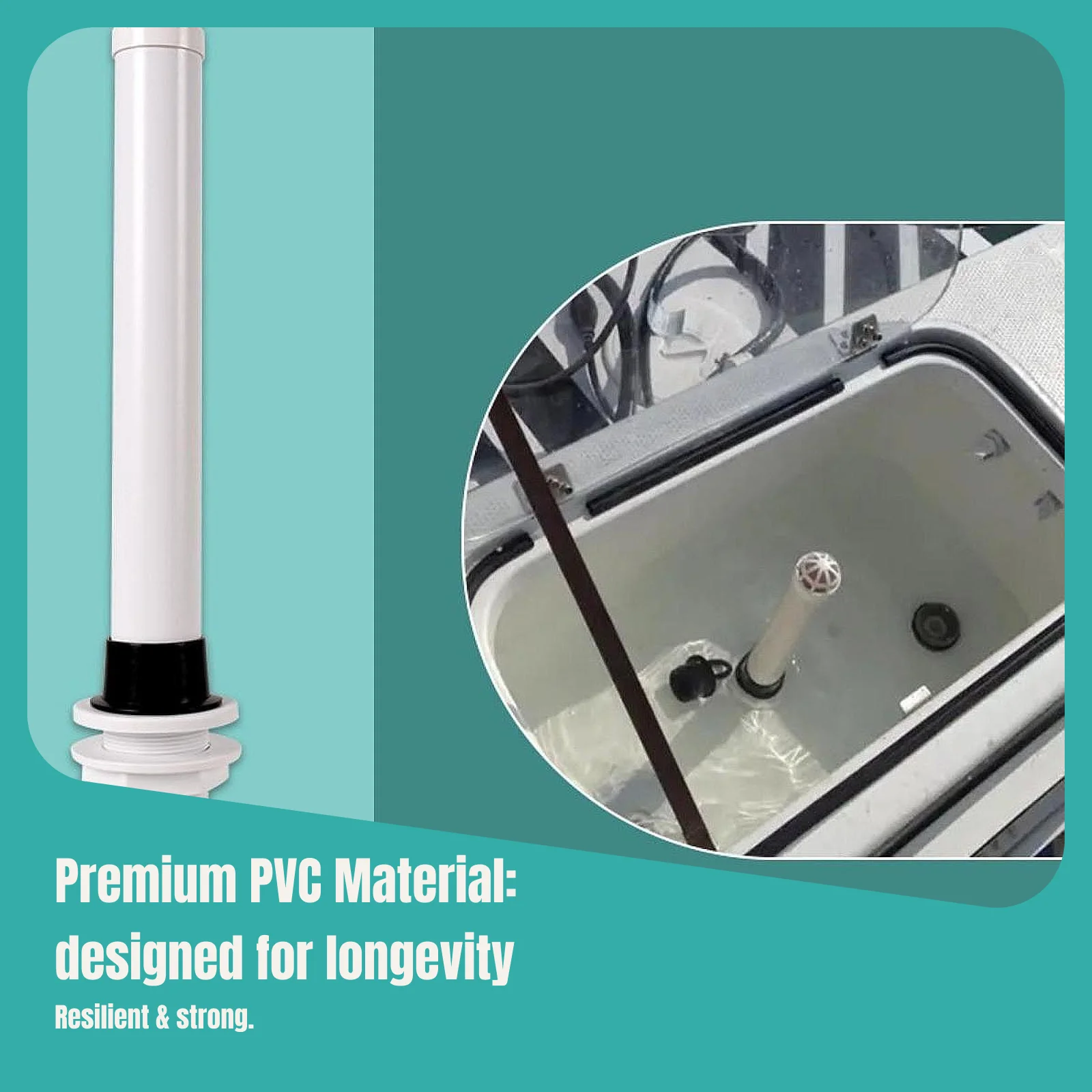 Overflow Drain Tube Fish Box Drain Tube Accessories Easy to Install High Performance Repair Parts Premium Marine Supply Overflow Drain Tube Fish Box Drain Tube Accessories Easy to Install High Performance Repair Parts Premium Marine Supply