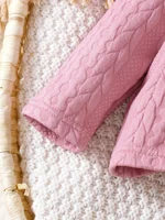 Autumn And Winter Girl Baby Pink Long Sleeve Jacket Design Lace Hooded Ears Warm Clothes Lady Everything Match Baby Girl Coat 3