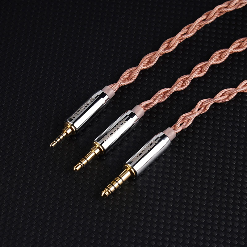 NiceHCK EarlOFC 5N OFC+5N Silver Plated OFC Earbud Upgrade HIFI Cable 3.5/2.5/4.4mm MMCX/0.78mm 2Pin for Bravery Winter Blessing