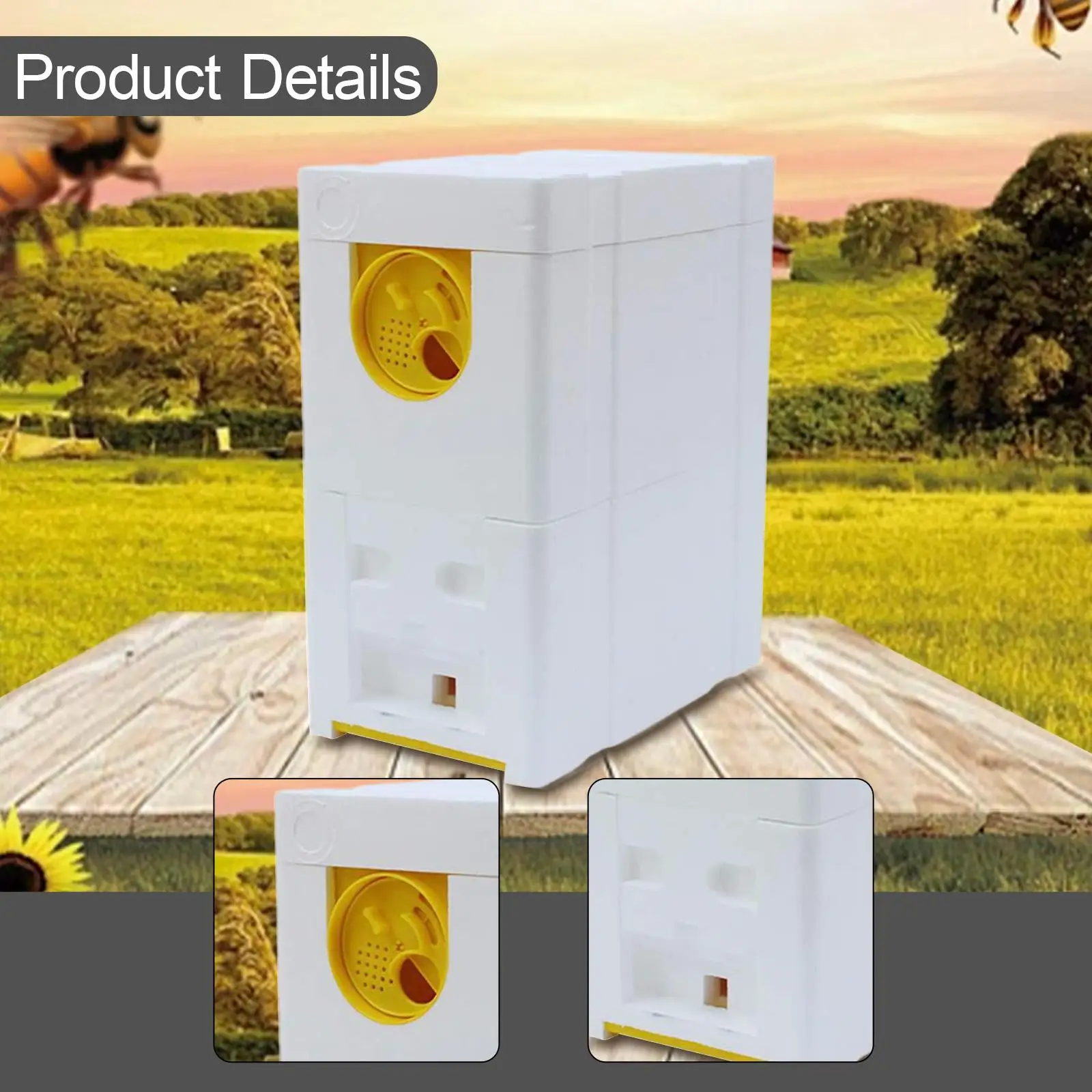 Queen Bee Breeding Box Portable Foam Queen Rearing Hive Bee Hive Supplies for