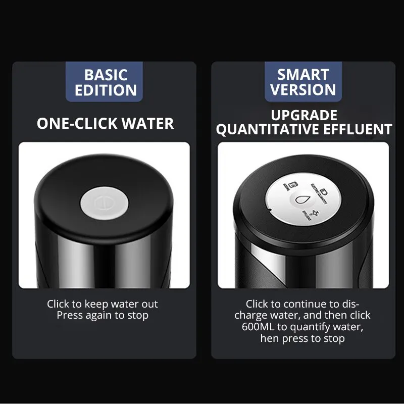 1pc Electric Water Dispenser Pump Automatic Bottle USB Charging Auto Switch