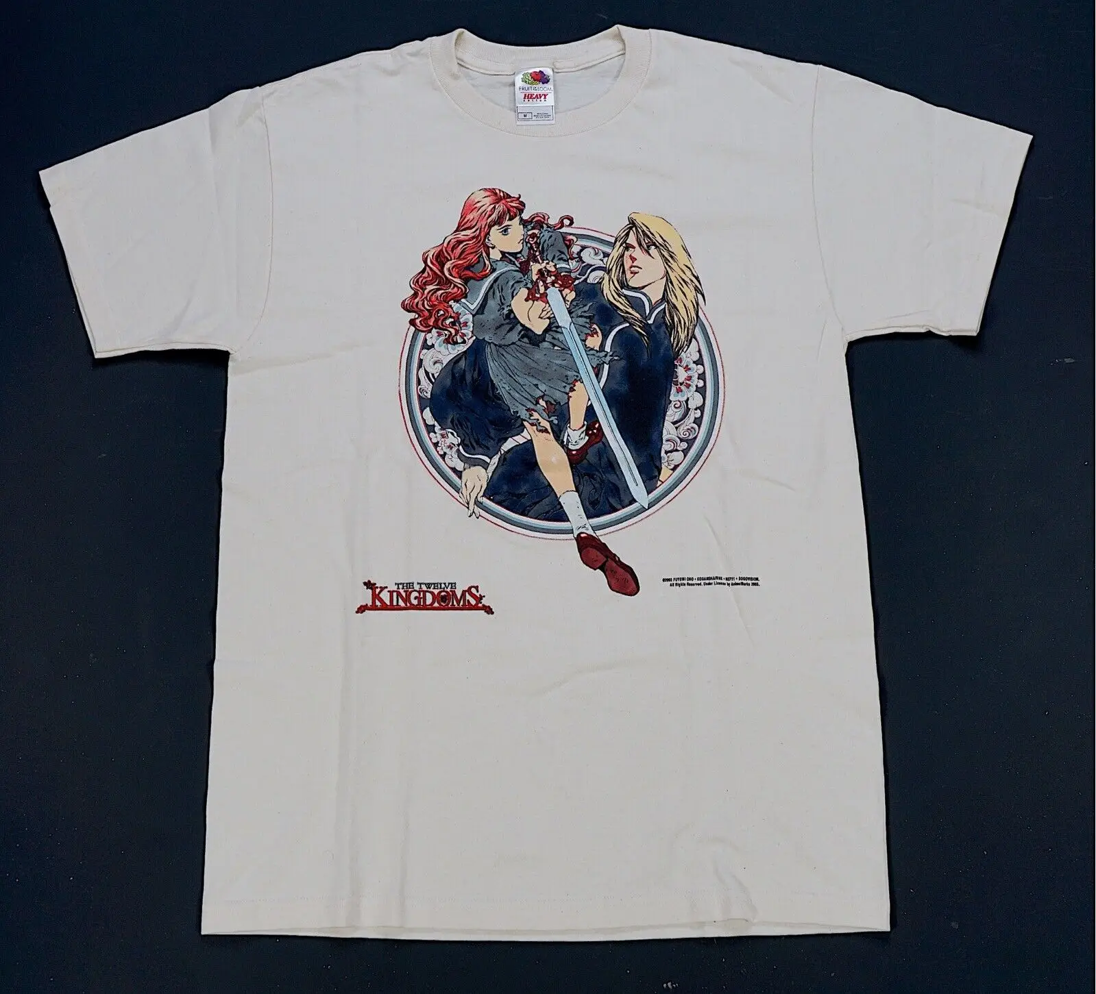 Rare Vtg The Doors Realts 2002 T Shirt 2000S Fuyumi Ono Anime Manga White M