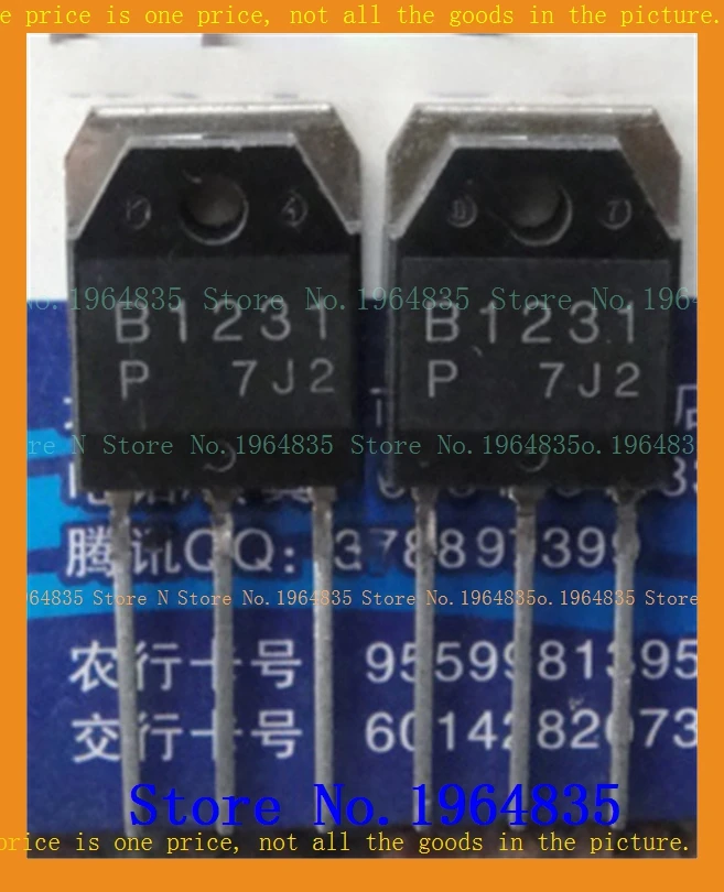 

2pcs/lot=a pair 2SB1231 2SD1841 TO-3P