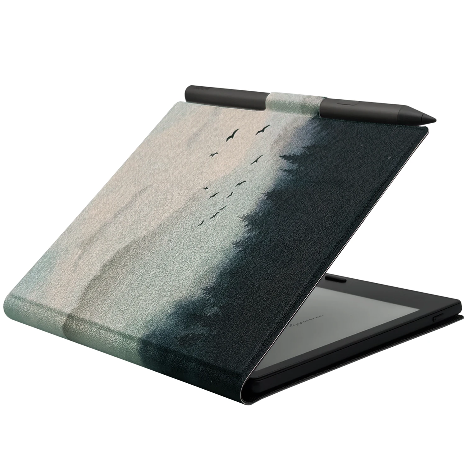 Magnetic Cover with Auto Sleep/Wake, Pen Holder & Magnetic Closure