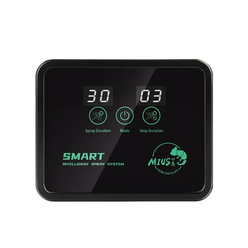 Aquarium Tank Vivarium Box Reptile Egg Incubator Reptile Basking Platform Reptile Intelligent Spray System Mist Rainforest Tank Spray System Kit Sprinkler Control Terrariums Humidifier Electronic Timer