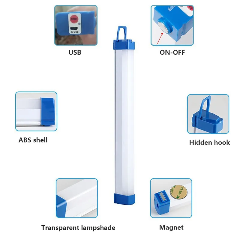 17/32/52cm LED Emergency Lights USB Rechargeable for Outdoor and Home with emergency light,portable flashlight,portable camping light,led light