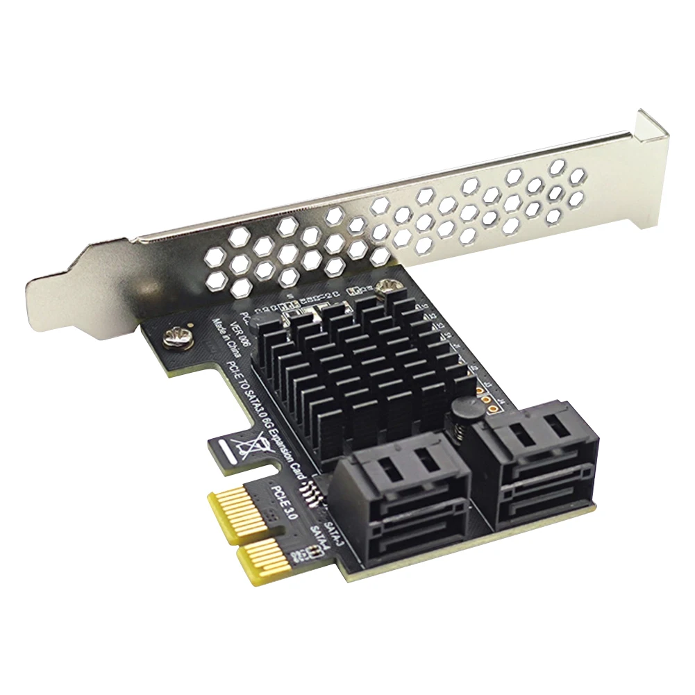 PCIe SATA III Expansion Card with USB 3.0 for Computer