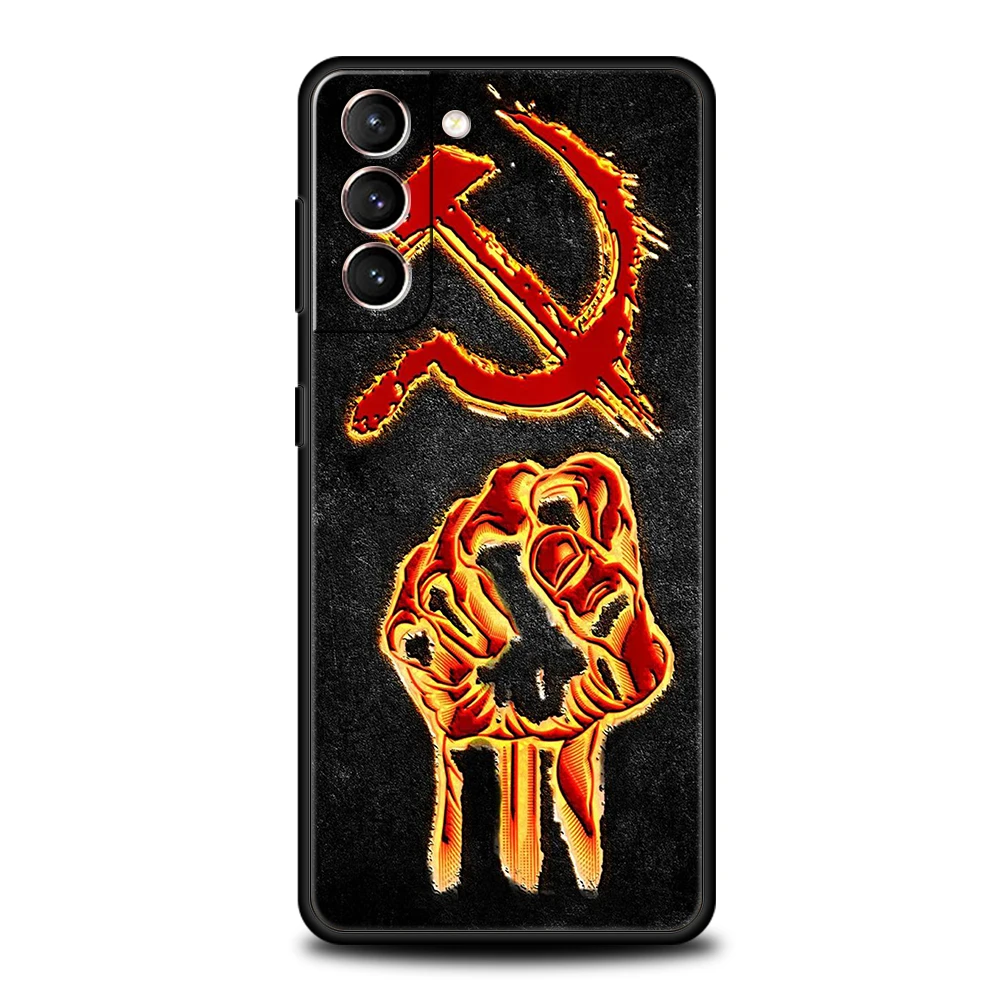 Vintage CCCP Flag Soft Phone Case Cover