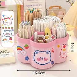 360° Rotating Multifunctional Desk Organizer (Pink)