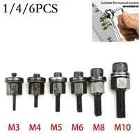 Mandrel Riveter Tool M6 Steel Easy To Use For Rivet Hand Head Set M3 M5 Manual Riveter Prevent Loss Rivet Tool 1