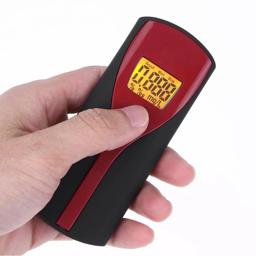 High Sensitivity Breathalyzer Professional Breath Alcohol Tester Digital Display Screen Alcohol Test Tools Portable Breathalyzer