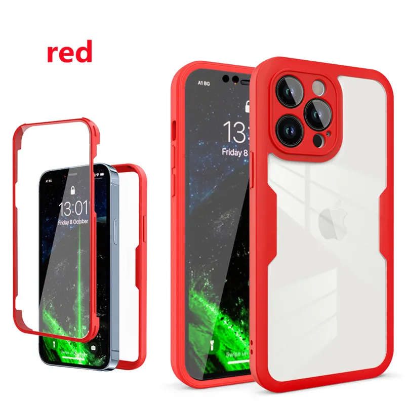 Premium 360° Full Protection Double-Sided Soft Phone Case