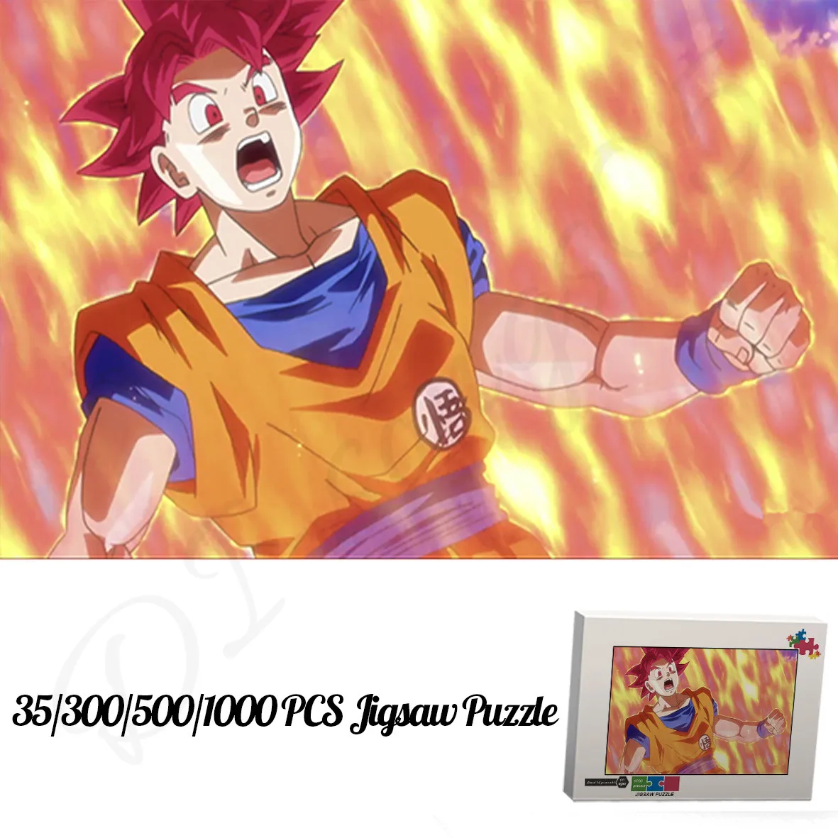 

Пазлы Bandai из м/ф «Драконий жемчуг» для детей, японские аниме-персонажи Гоку 35 300 500 1000 штук, деревянная коробка, пазлы, забавные игрушки