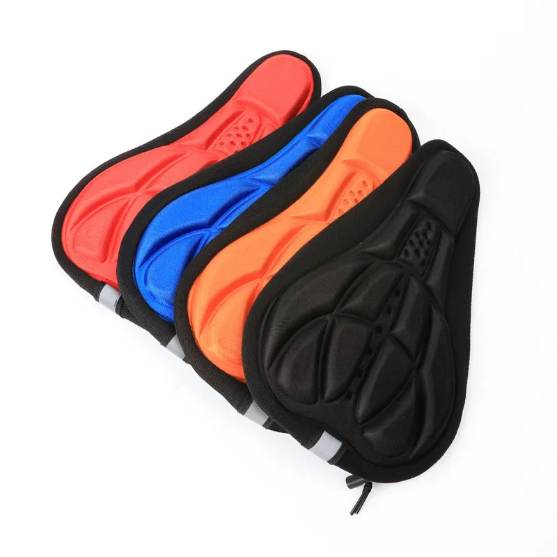 Bicycle Saddle Cover Soft 3D Bicycle Saddle Cover Bicycle MTB Bike Saddle Seat Cover Cushion Sponge Foam Comfortable Saddles Mat Accessory