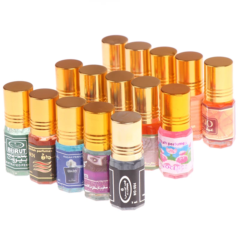 Muslim Roll On Perfume 3ML Fragrance Essence Oil Body Scented Long Lasting Alcohol Free Natural Floral Essential Oil