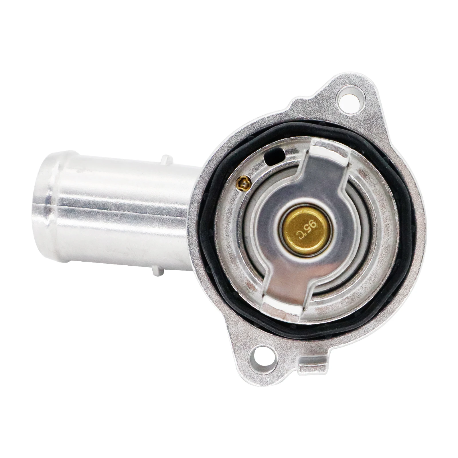 Coolant Filler Neck Assembly Radiator Coolant Tank Cap Car Radiator Cap Car Radiator Water Tank Cover Coolant Aluminum Thermostat Housing For Jeep Wrangler JK Grand Cherokee 2011- Chrysler 3.6L 5184651AG 5184655AH P0128