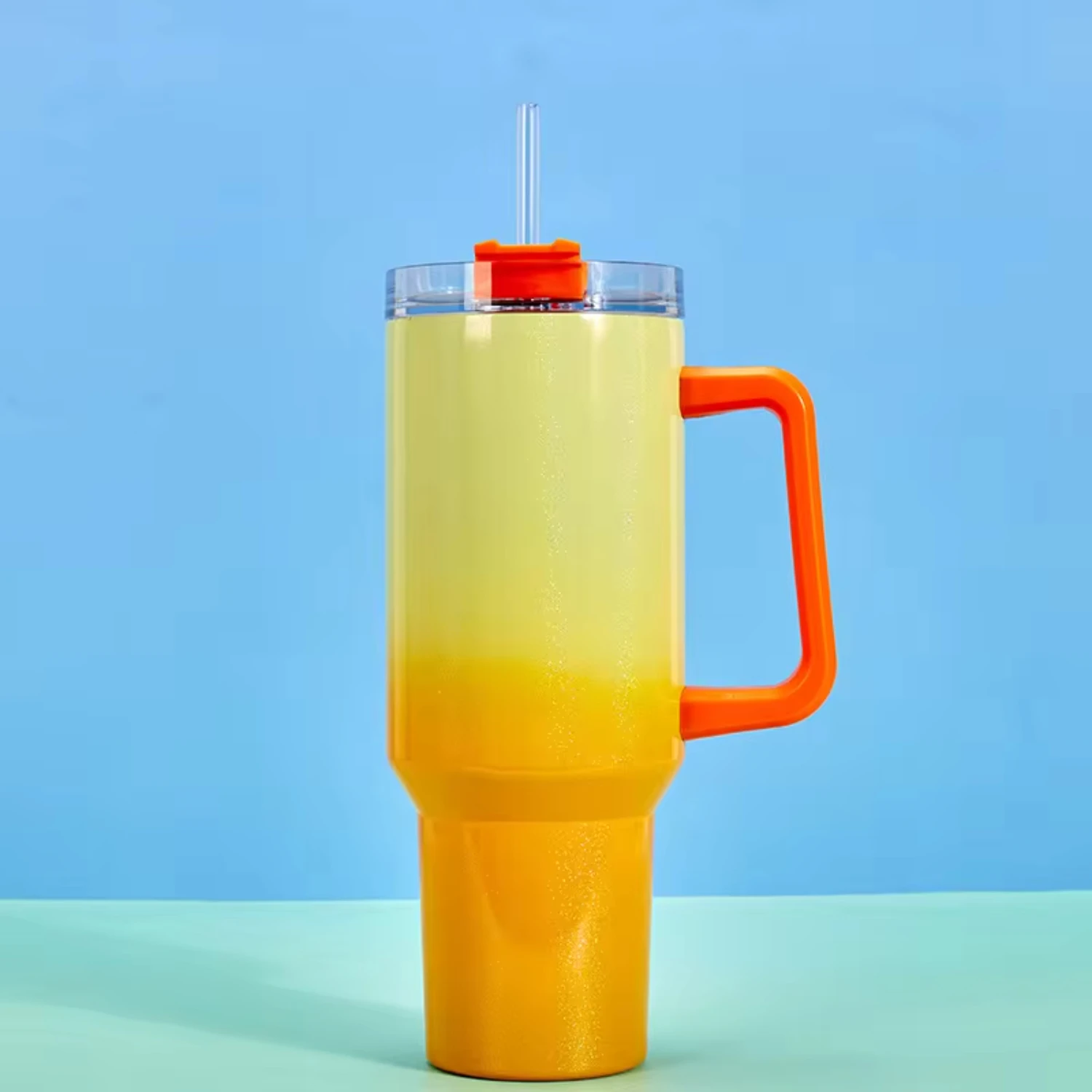 Water Bottle Thermal Mug Stainless Steel Thermos Bottle Thermal Water Bottle Stainless Steel Water Bottle 40oz Straw Coffee Insulation Cup