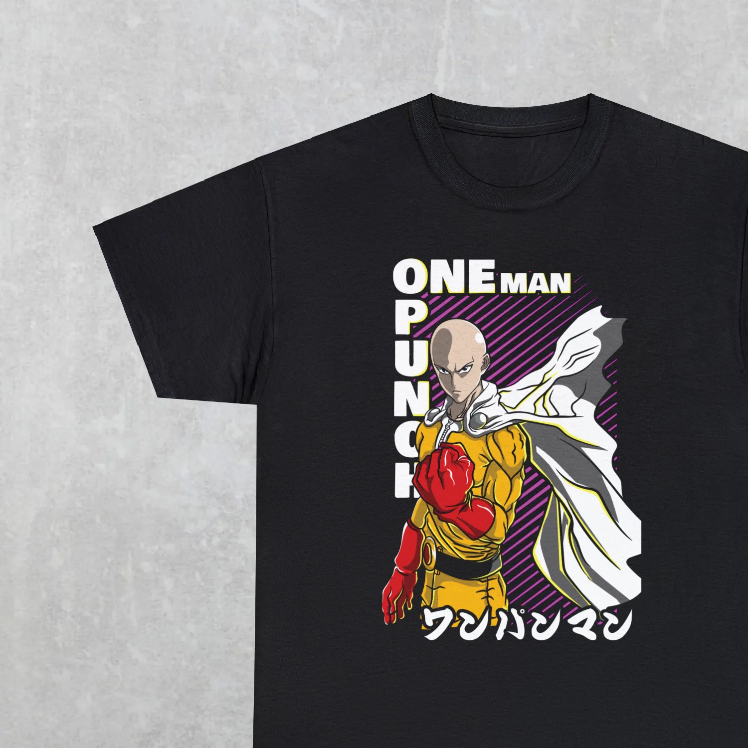 Футболка с аниме One Punch Man, японская футболка с героем японской Сайтамы, Героем Genos