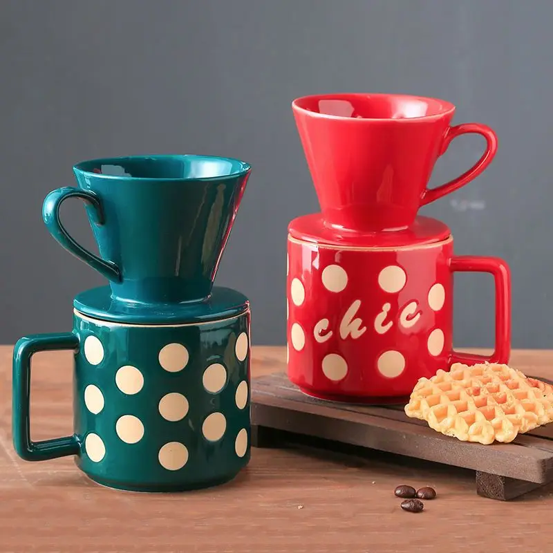 Europeanceramicconicalfiltercuphandbrewedcoffeefiltercupseven