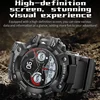 2025 Rugged Sport Smart Watch  Bluetooth Calls Colorful Waterproof Military Smartwatches with Flashlight SOS COMPASS for Phone 3