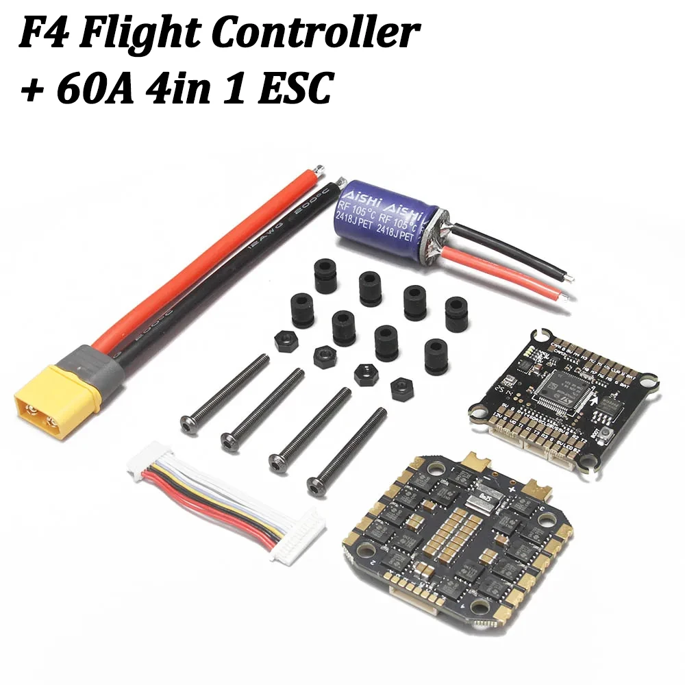 Empilement des cartes du Stack F4 F405 100A pour drone Freestyle