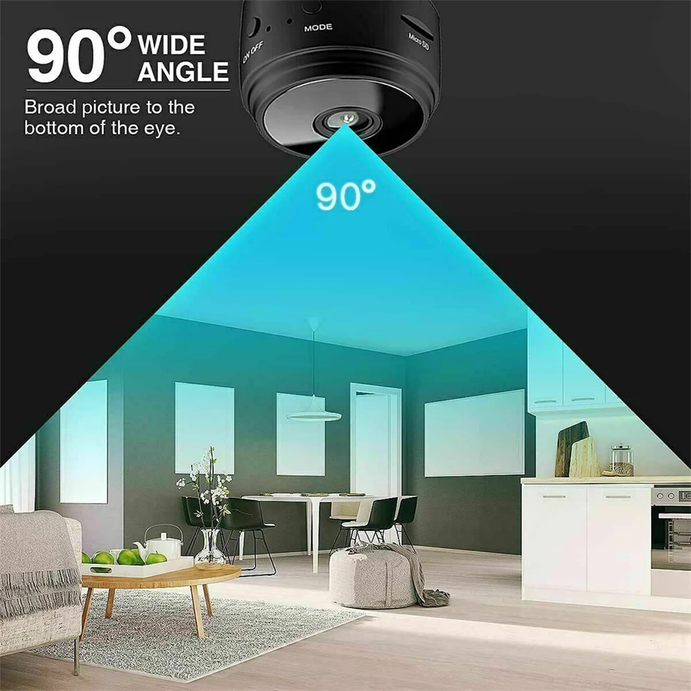 A9 Mini Camera Indoor Camera Security Protection 1080P WiFi Surveillance Cameras For Home Security Night Vision Motion Detect
