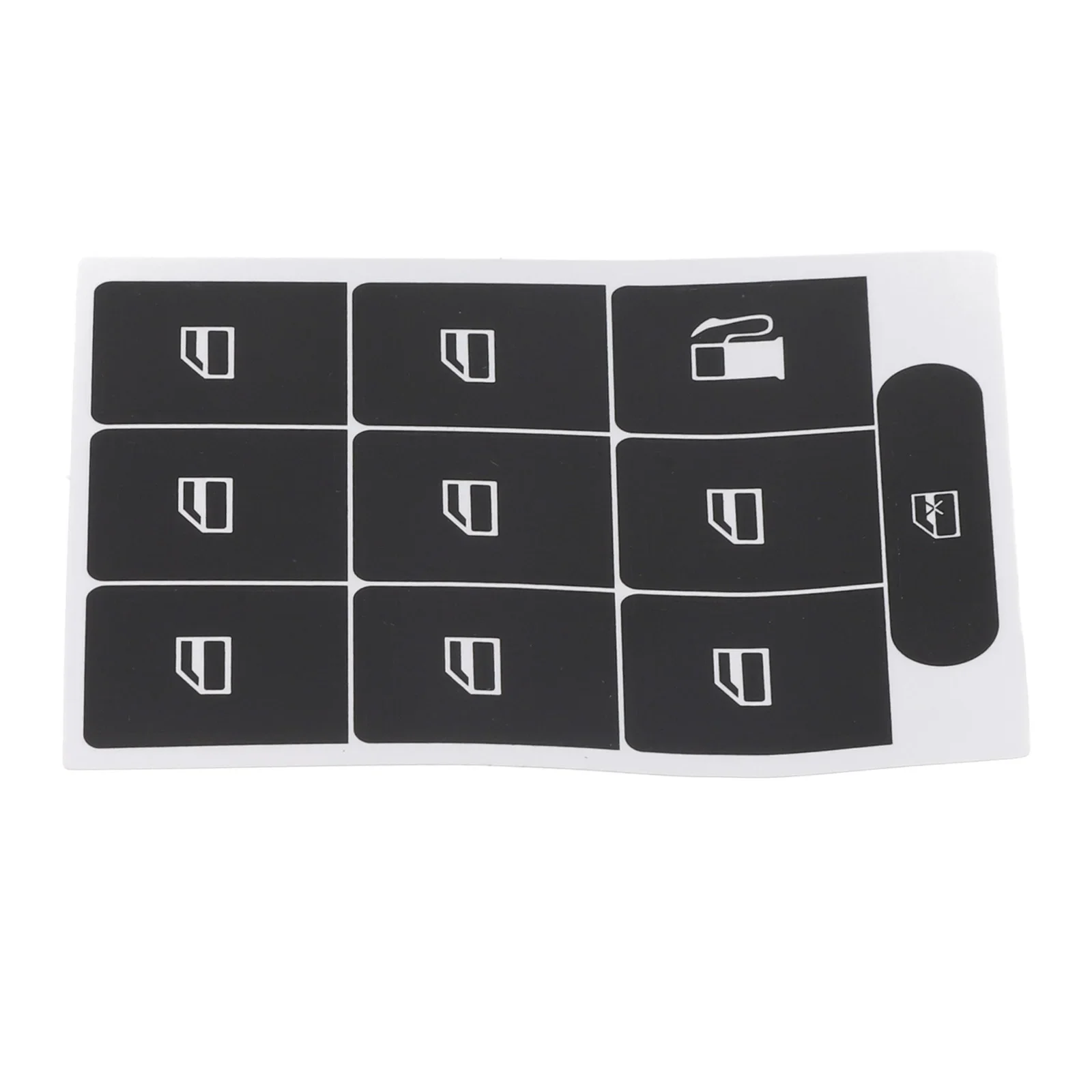 Button Repair Decal Aufkleber Für VW T5 T6 - Schwarze Knopfschalter Reparatur Folie