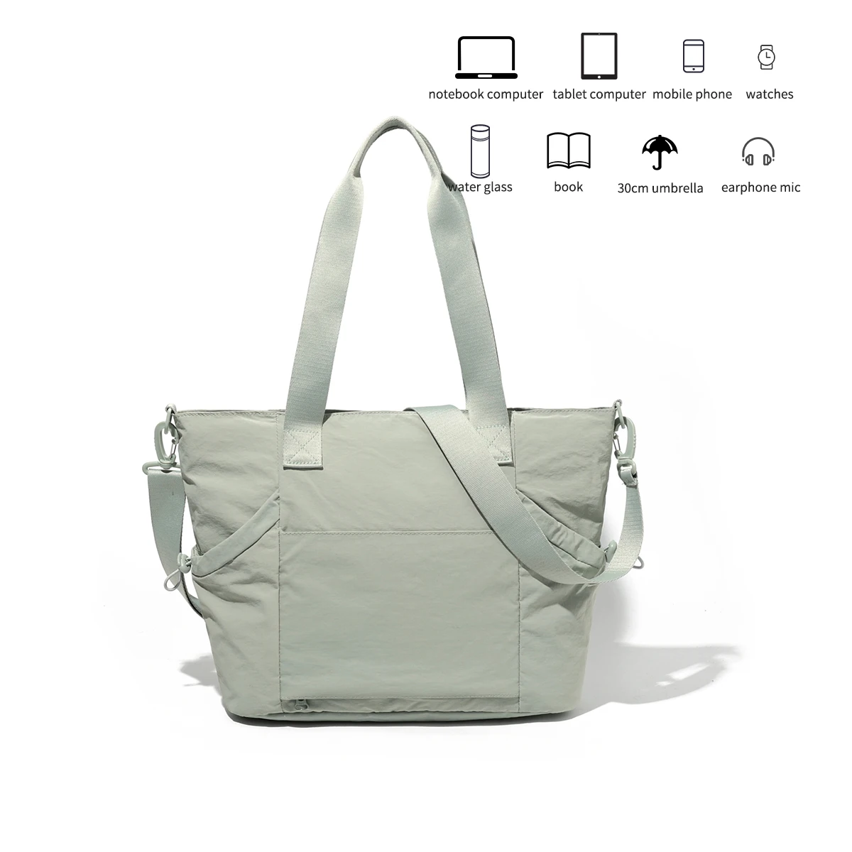 Canvas Bag Women's Handbag Commuter Large Capacity Canvas Bag Shoder Bag Extra Large 2025 Travel Bag Sturdy Bag