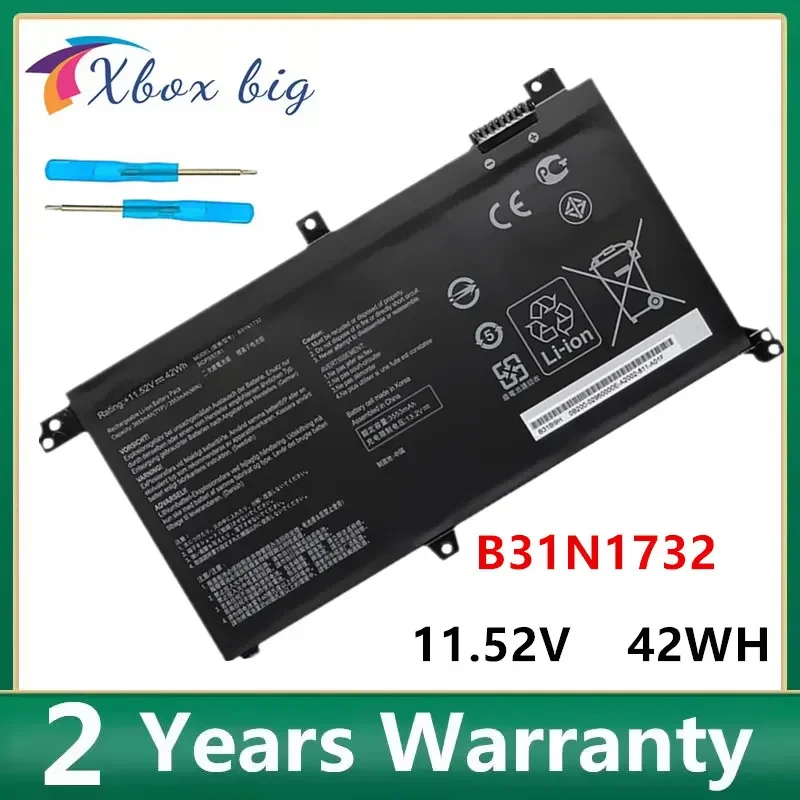 

Новинка B31N1732 B31BI9H Аккумулятор для ноутбука Asus Vivobook S430UA-EB015T S4300F S14 S430FA-EB021T Mars15 VX60G 11,52 V 42WH